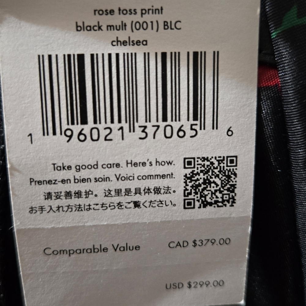 Kate Spade Floral Black and Red Backpack - Picture 6 of 10